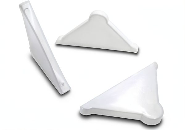 Triple Corner Protectors ebamaz 4×37mm L‑Shape Pack of 50 for Glass-0