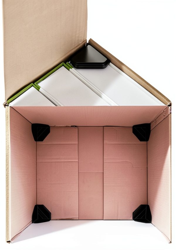 Shipping Box Corner Protectors Plastic Packaging Edge Protectors for Box Shipping 50 Pcs-4