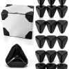 Packaging Edge Protectors EATAKWARD 200pcs Heavy Duty Black 2x2x2-1