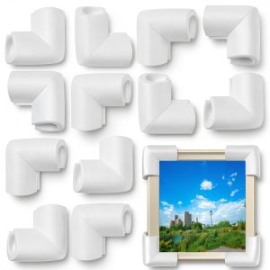 Havihaki 12Pcs Foam Corner Protectors For Moving TV, Picture Frame, Mirror, Frame Edge Protection Corners for Artworks Shipping, Packing Material-0