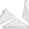 MECCANIXITY PP Corner Protectors Triangle 37x4mm Clear Pack of 50 for-0