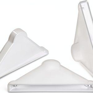 MECCANIXITY PP Corner Protectors Triangle 37x4mm Clear Pack of 50 for-0