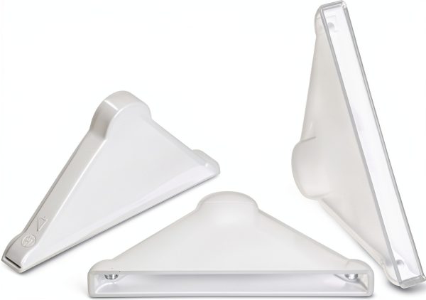 MECCANIXITY PP Corner Protectors Triangle 37x4mm Clear Pack of 50 for-0